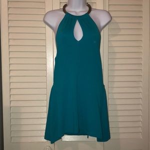 Cache Teal mini dress